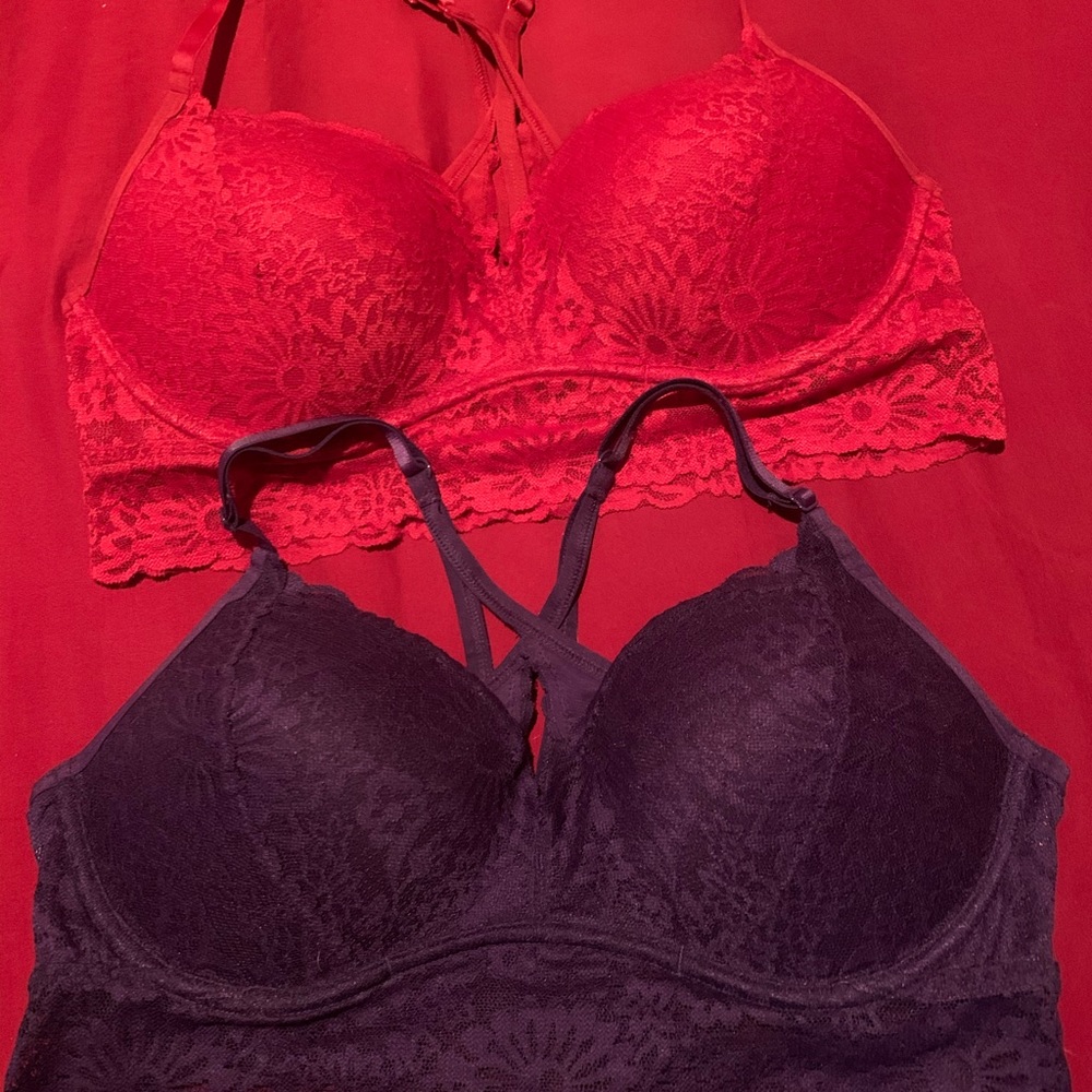 NWOT Bundle of 2 VS PINK padded bralette